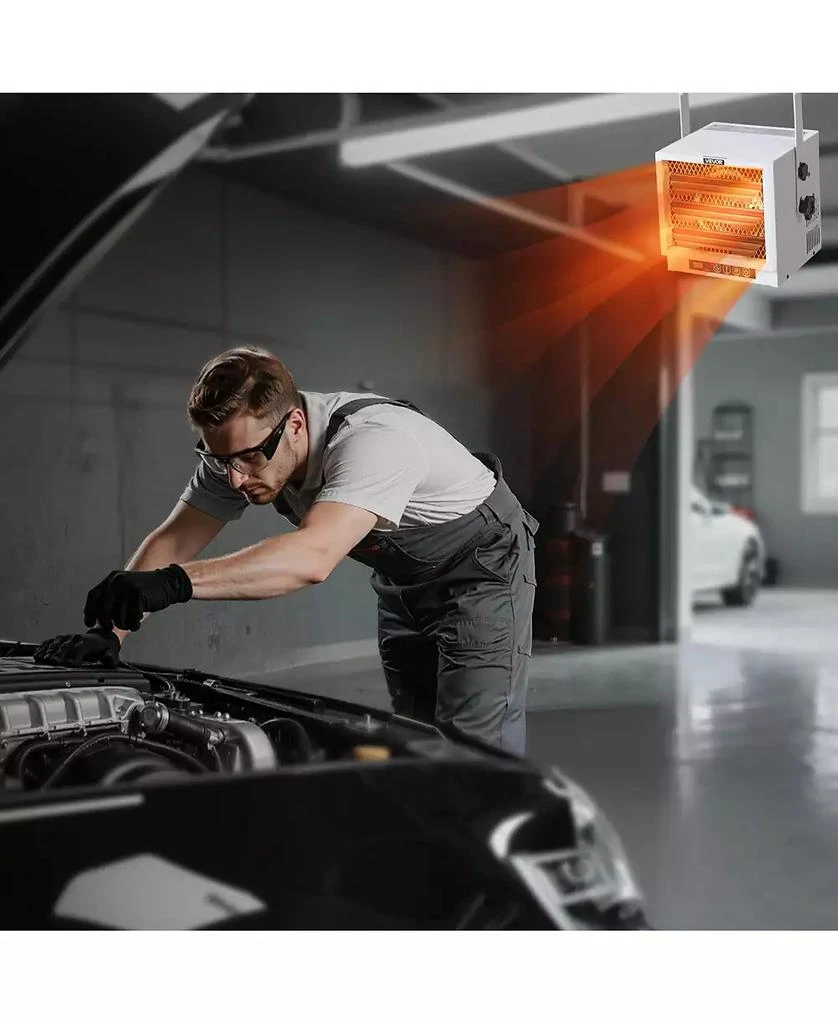 SUGIFT Garage Heater 4800W with Remote Timer Overheat Protection 240V 2