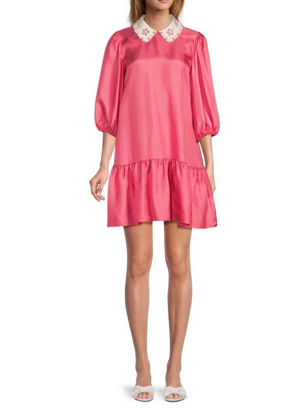 Silk Drop-Waist Minidress  On Sale Now with Up to 71% Off | Discover  Exclusive Deals & Savings at BeyondStyle  Authentic RED Valentino women's| dresses|Women's|a-line|women's apparel with Limited-Time Discounts, Free  Shipping, and