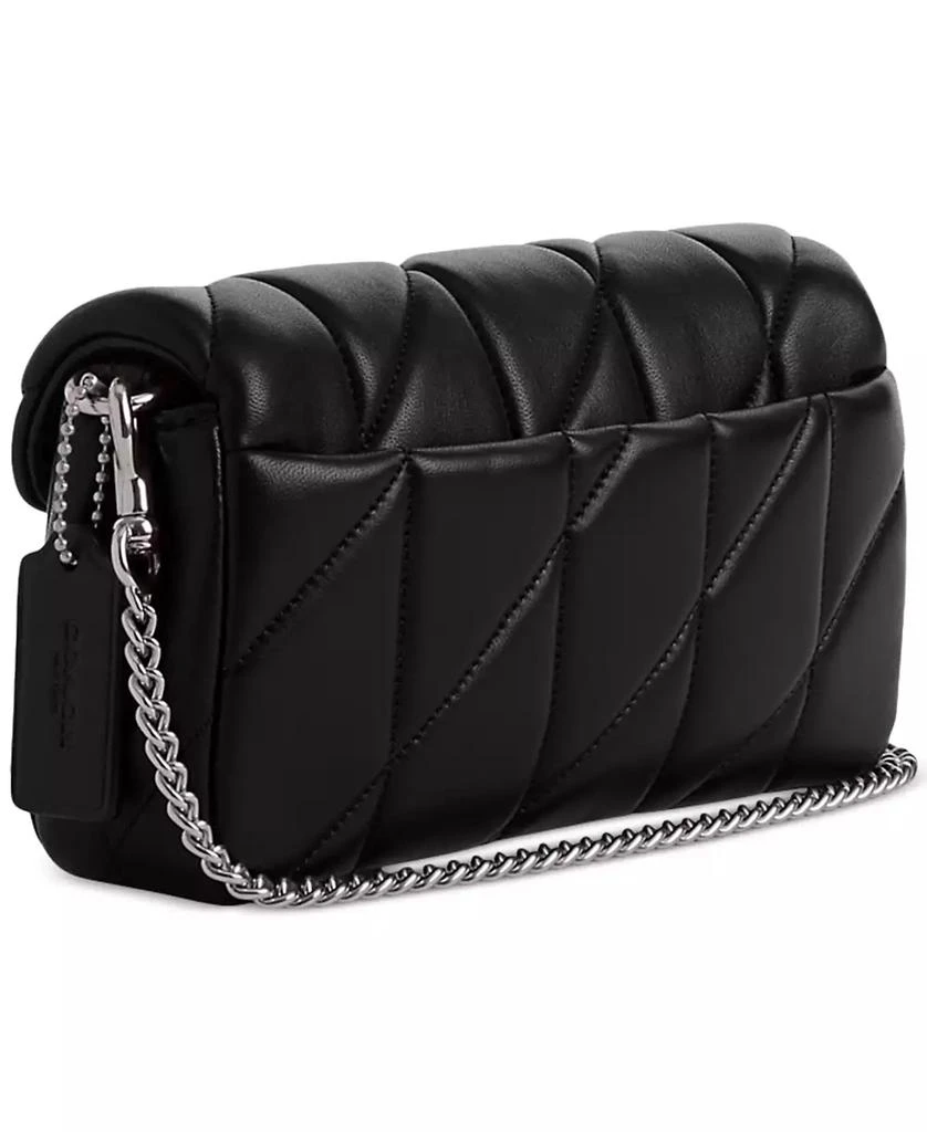 Coach Quilted Tabby Leather Wristlet Crossbody 4