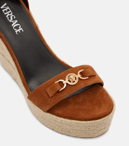 Versace Medusa
95 suede espadrille wedges 5