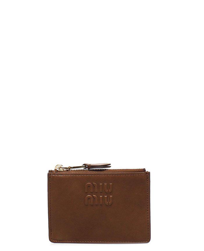 小物 Archive miu miu compact leather wallet Miu Miu Small Leather Wallet | Saks Fifth Avenue