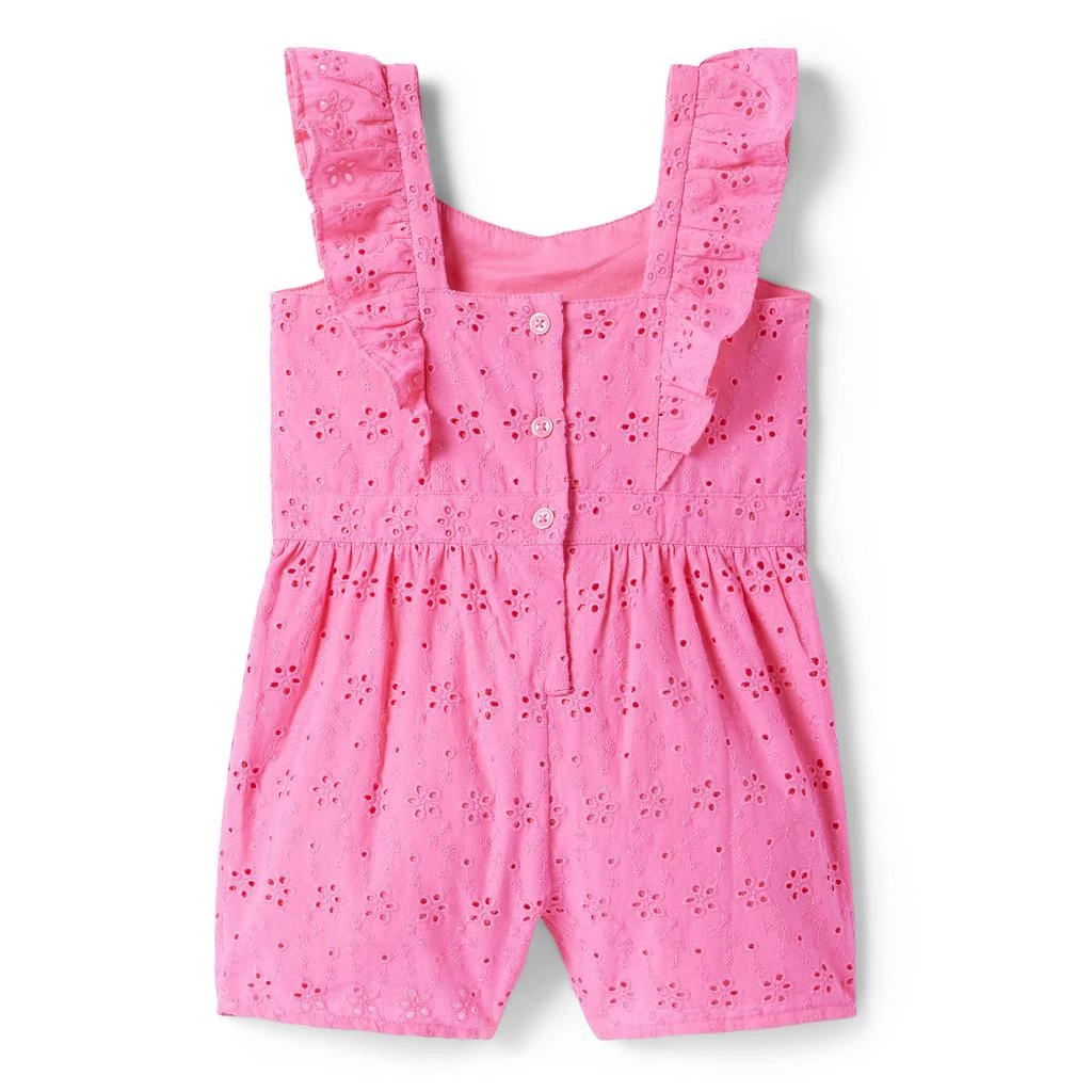 Janie and Jack Eyelet Romper (Toddler/Little Kids/Big Kids) 2