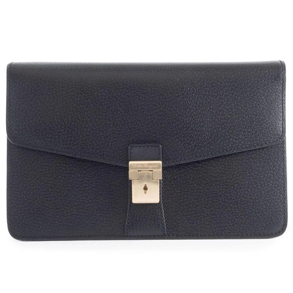 Salvatore Ferragamo Leather Clutch Bag (Pre-Owned)
