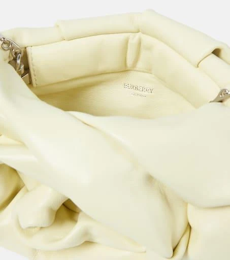 Burberry Rose gathered leather clutch 3