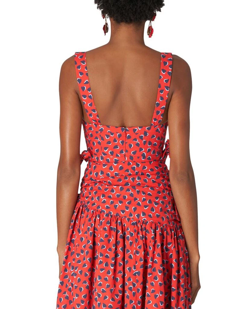 Carolina Herrera Thick Strap Corset Cropped Bodice Top 2