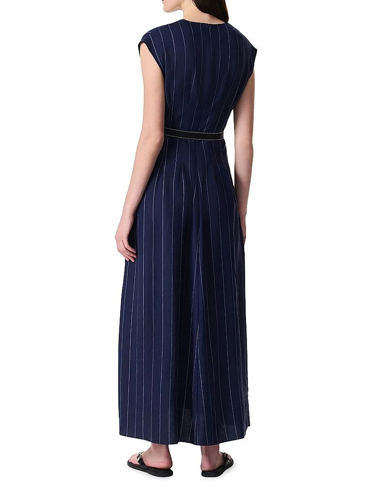 Rag 
Bone Ines Pinstripe A-Line Maxi-Dress 4