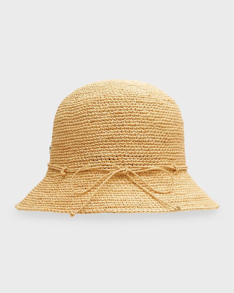 Helen Kaminski Rosie Packable Raffia Bucket Hat 1