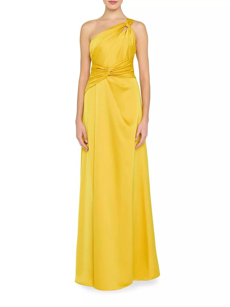 Theia Gloria Twist Column Gown 1
