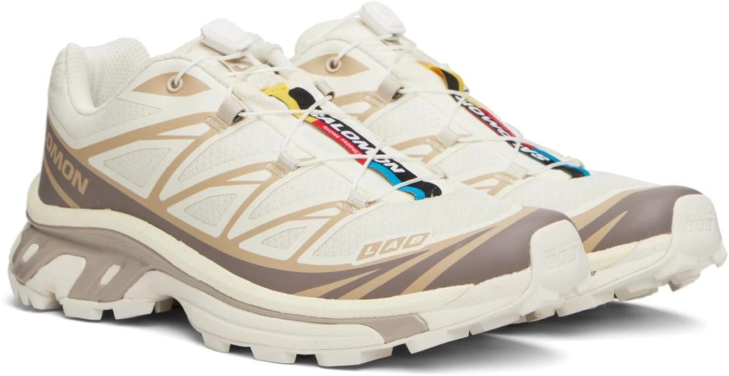 Salomon Off-White & Gray XT-6 Sneakers 4