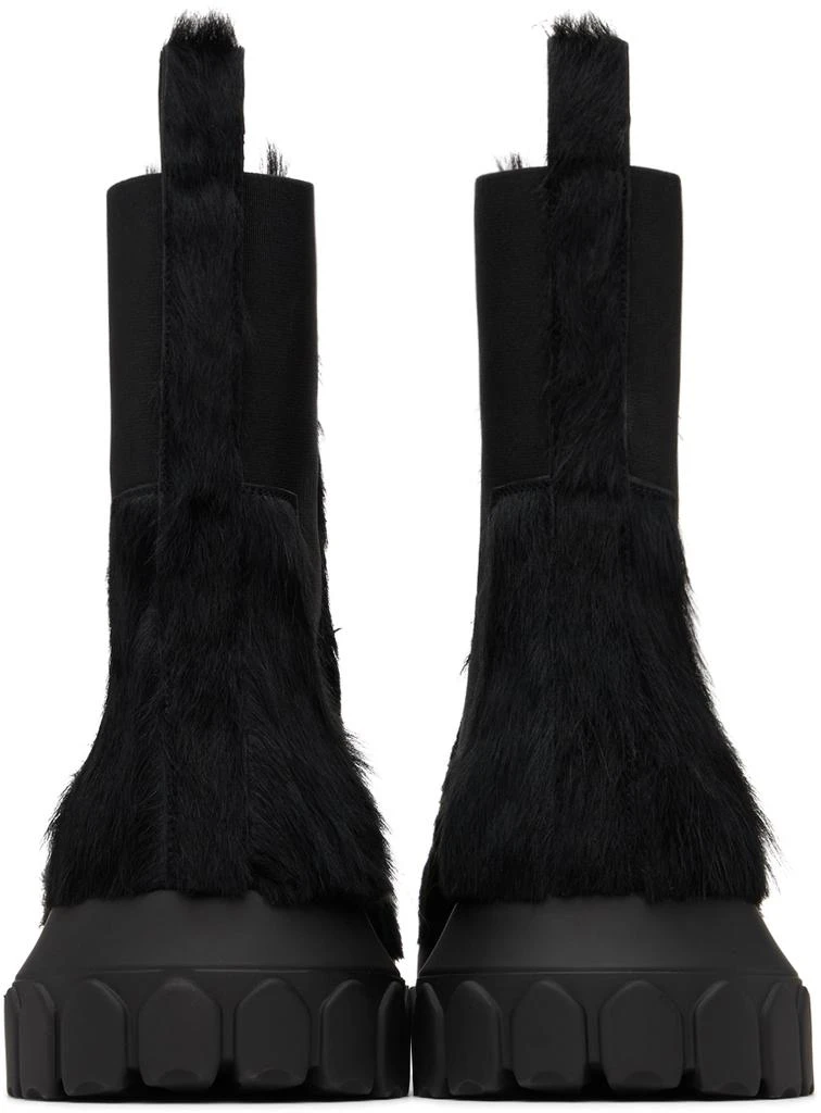 Rick Owens Black Porterville Beatle Bozo Tractor Chelsea Boots 2