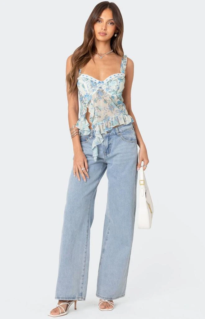 Edikted Cascade Ruffled Bra Top 2