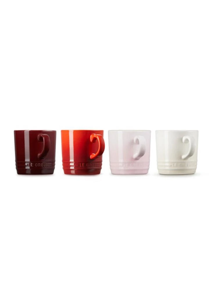 Le Creuset Stoneware petits fours set of 4 cappuccino mugs 7