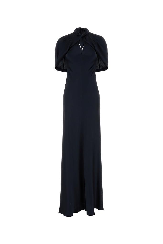 Alberta Ferretti Midnight blue long dress