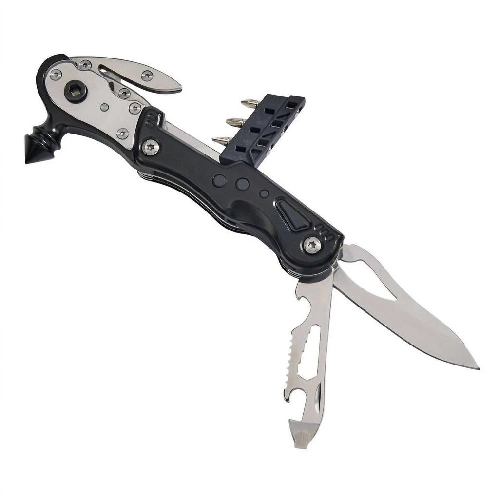 Creative Gifts International Glass Breaker With Multi Tools In Black 4