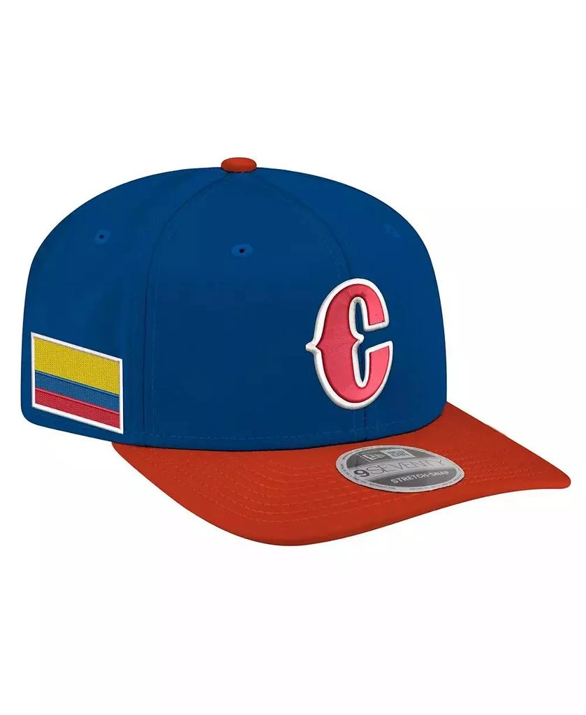 New Era Men's Blue Colombia Baseball 2026 World Baseball Classic 9SEVENTY Stretch-Snap Hat 1