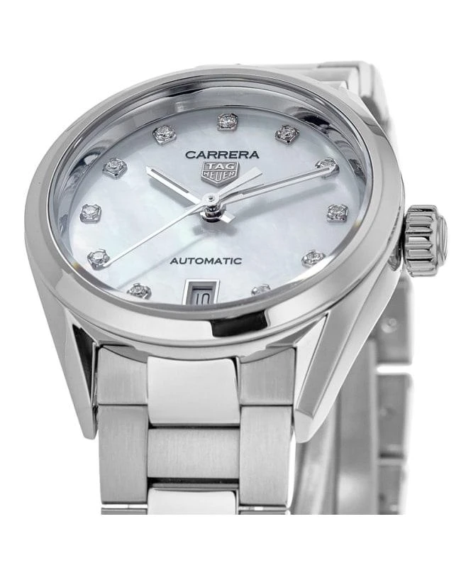 Tag Heuer Tag Heuer Carrera Automatic Mother of Pearl Diamond Dial Steel Women's Watch WBN2412.BA0621 3