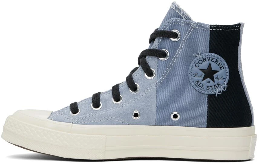 Converse Blue & Black Chuck 70 Patchwork Suede Sneakers 3