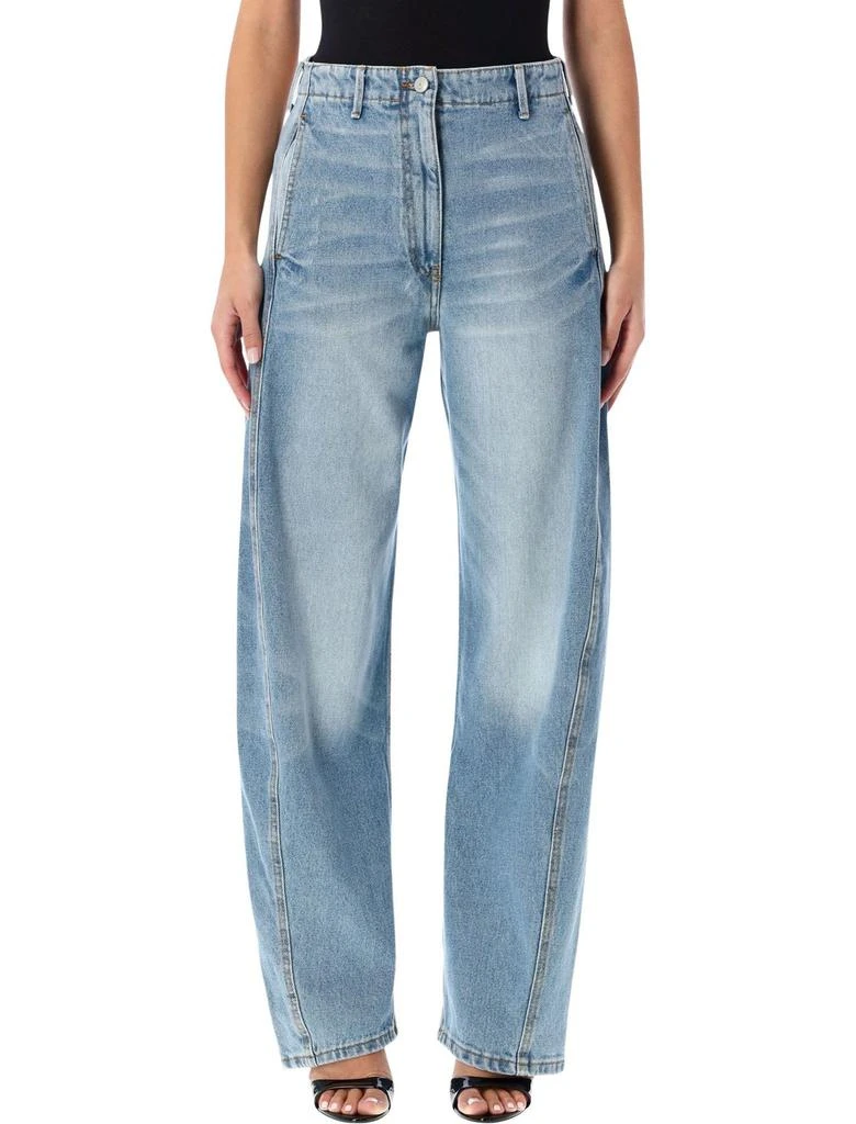 Magda Butrym Magda Butrym Mid Waist Straight-Leg Jeans 1
