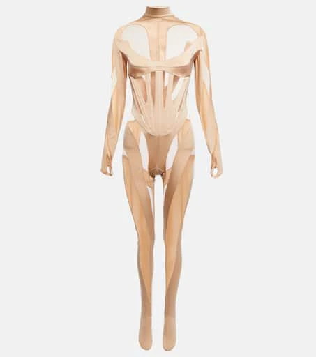 Mugler Paneled jumpsuit 1