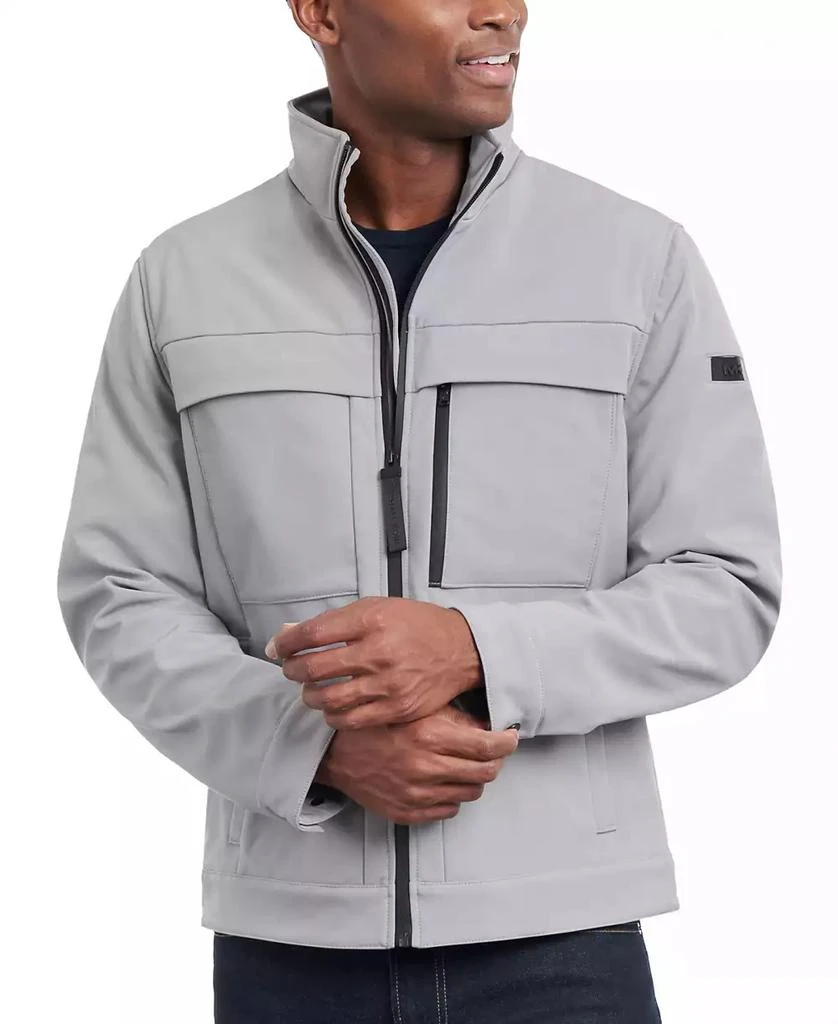 Michael Kors Men's Dressy Full-Zip Soft Shell Jacket 4
