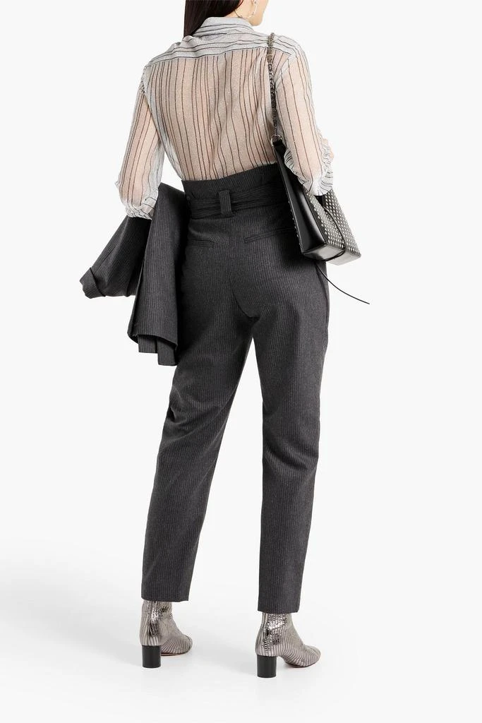 IRO Lanpin pinstriped wool-blend tapered pants 3