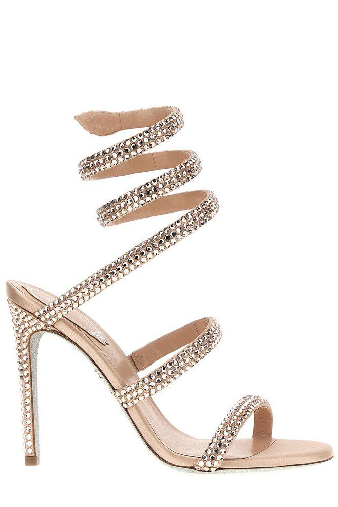 Rene Caovilla René Caovilla Cleo Embellished Open Toe Sandals