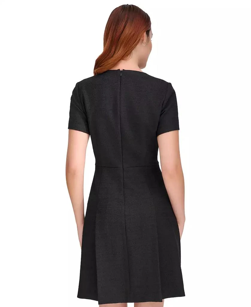 Tommy Hilfiger Women's Round-Neck Fringe-Trim Dress 2