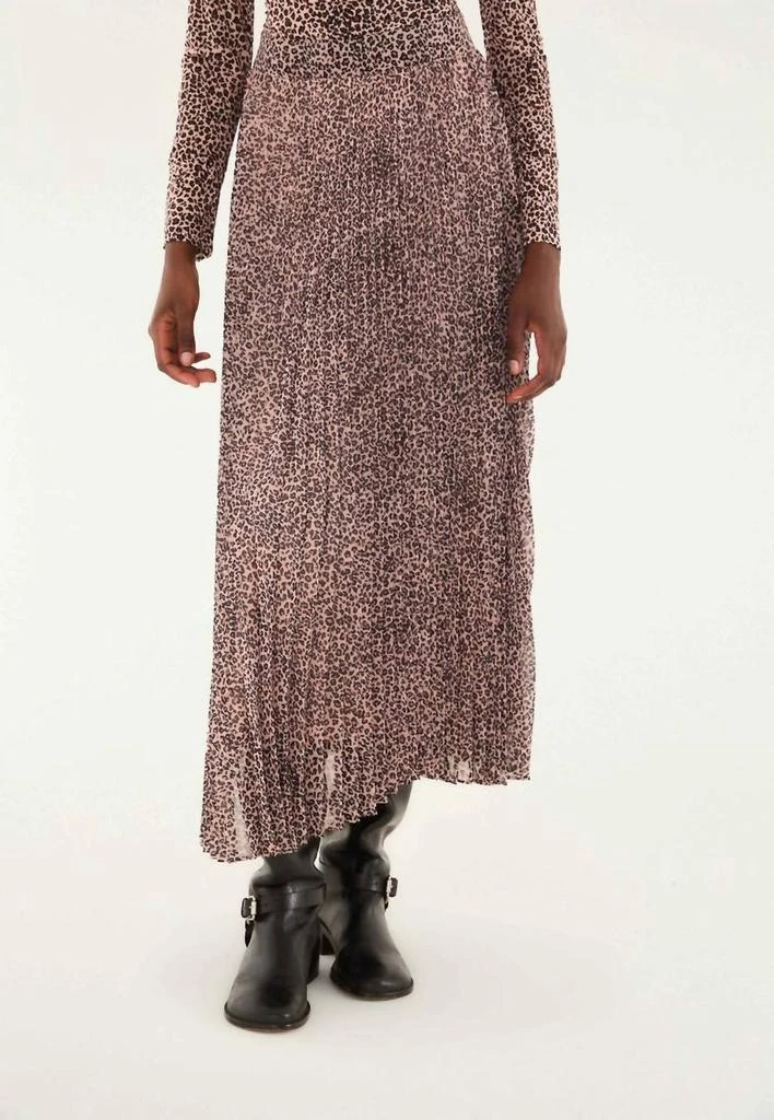 Farm Rio Farm Rio - Women
s Baby Leopard Pleated Maxi Skirt 4
