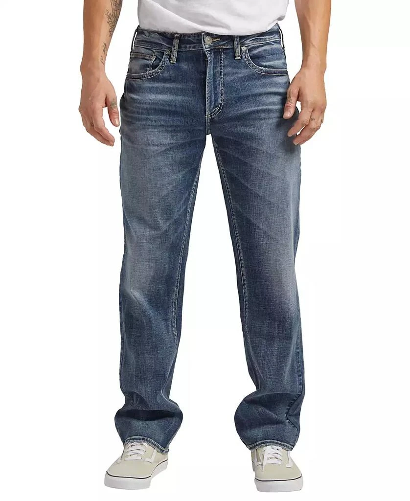 Silver Jeans Co. Men's Grayson Classic Fit Straight Leg Jeans 2