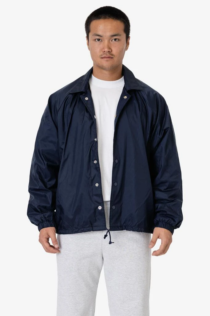 Los Angeles Apparel RNF401 - Nylon Raglan Coaches Jacket 7