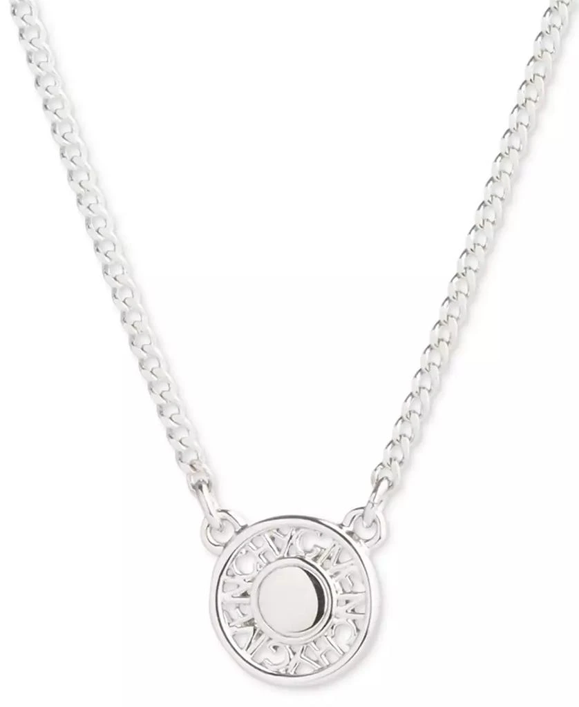 Givenchy Logo Embossed Coin Pendant Necklace, 16" + 3" extender 1