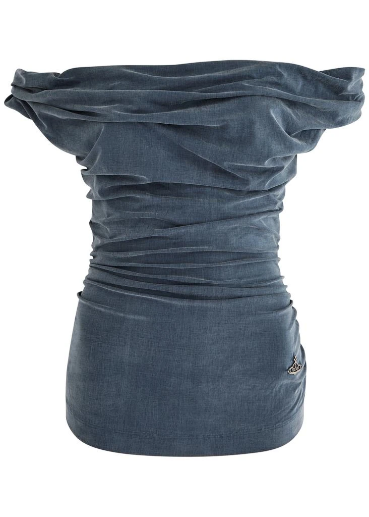 Vivienne Westwood Ginnie gathered washed jersey top  1
