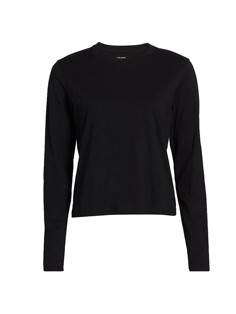 FRAME Cotton-Jersey Long-Sleeve Top 1