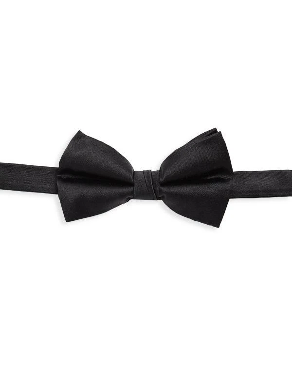 Saks Fifth Avenue Silk Pre Tied Bow Tie 1