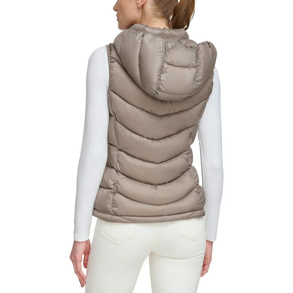 Charter Club Women's Packable Hooded Puffer Vest, Created for Macy's 2