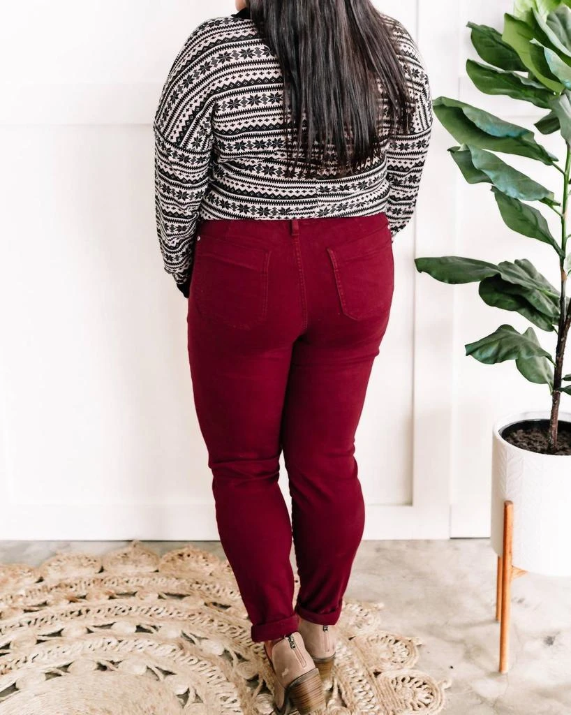 Judy Blue Judy Blue - Denim Cuffed Joggers Jeans 2