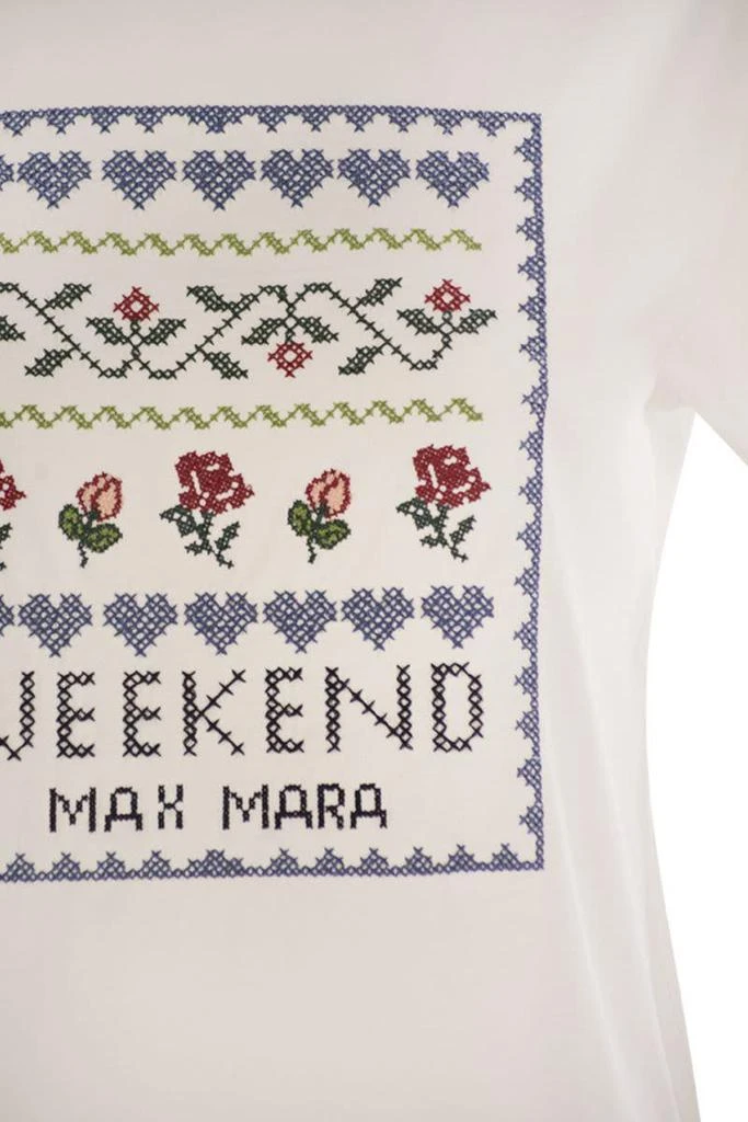 Weekend Max Mara Weekend Max Mara Cabina - Jersey T-Shirt With Print 4