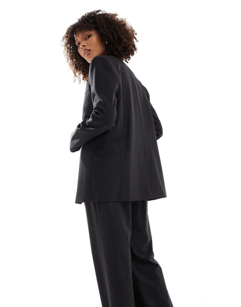 Mango Mango co-ord dad blazer in black 4