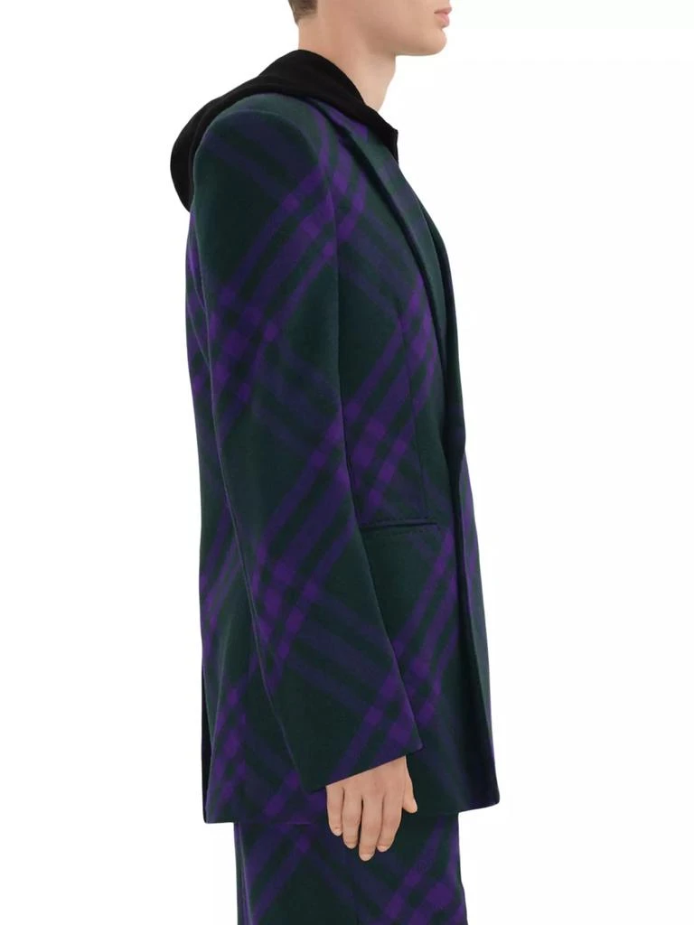 Burberry Check Wool Double-Breasted Sports Jacket 4