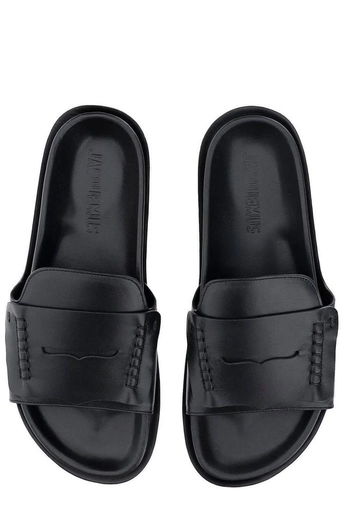 Jacquemus Jacquemus Round Toe Slip-On Sandals 4