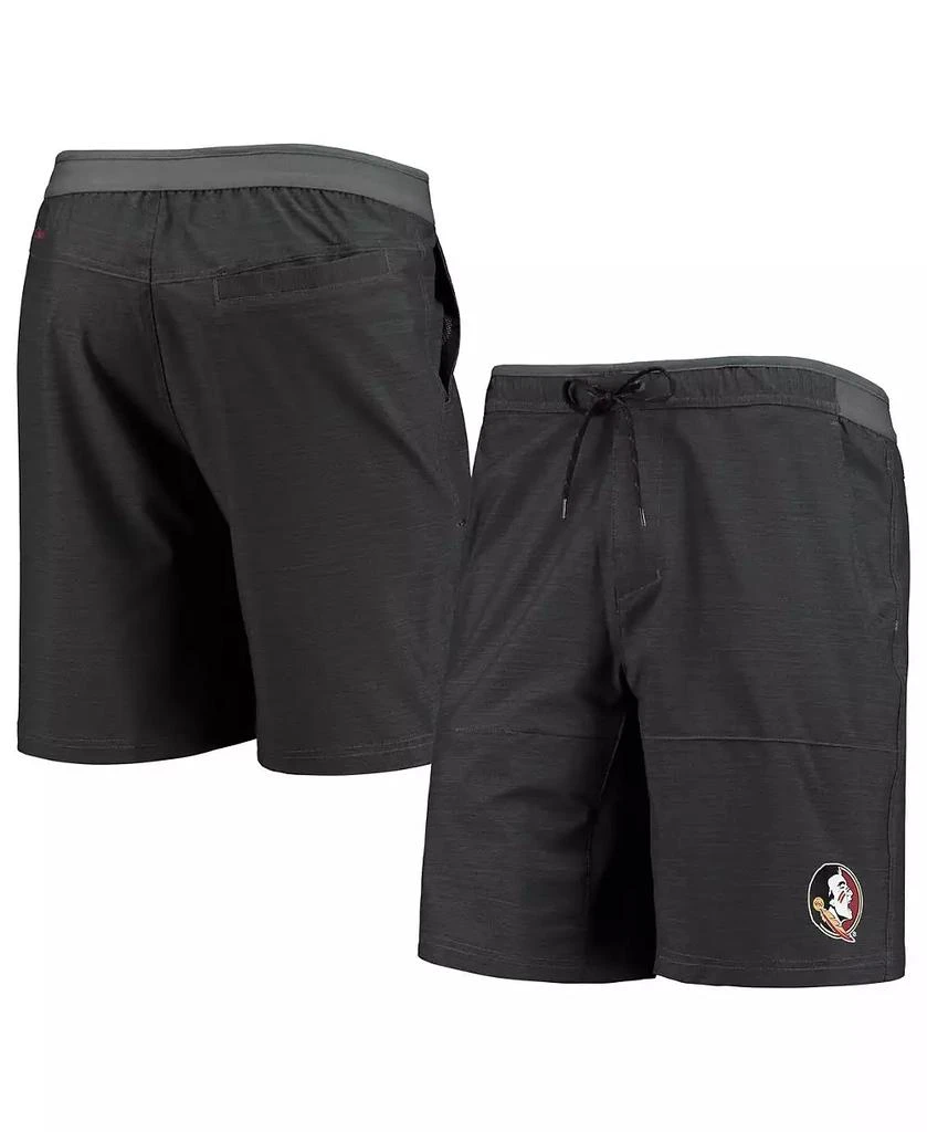 Columbia Men's Heathered Charcoal Florida State Seminoles Twisted Creek Omni-Shield Shorts 1