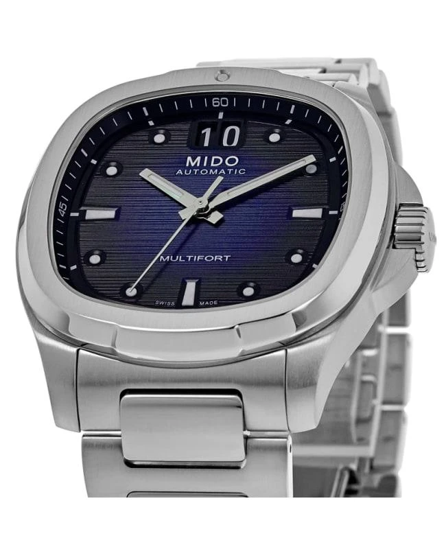 MIDO Mido Multifort TV Big Date Blue Dial Steel Men's Watch M049.526.11.041.00 2