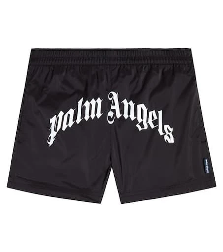 Palm Angels Logo swim trunks 1