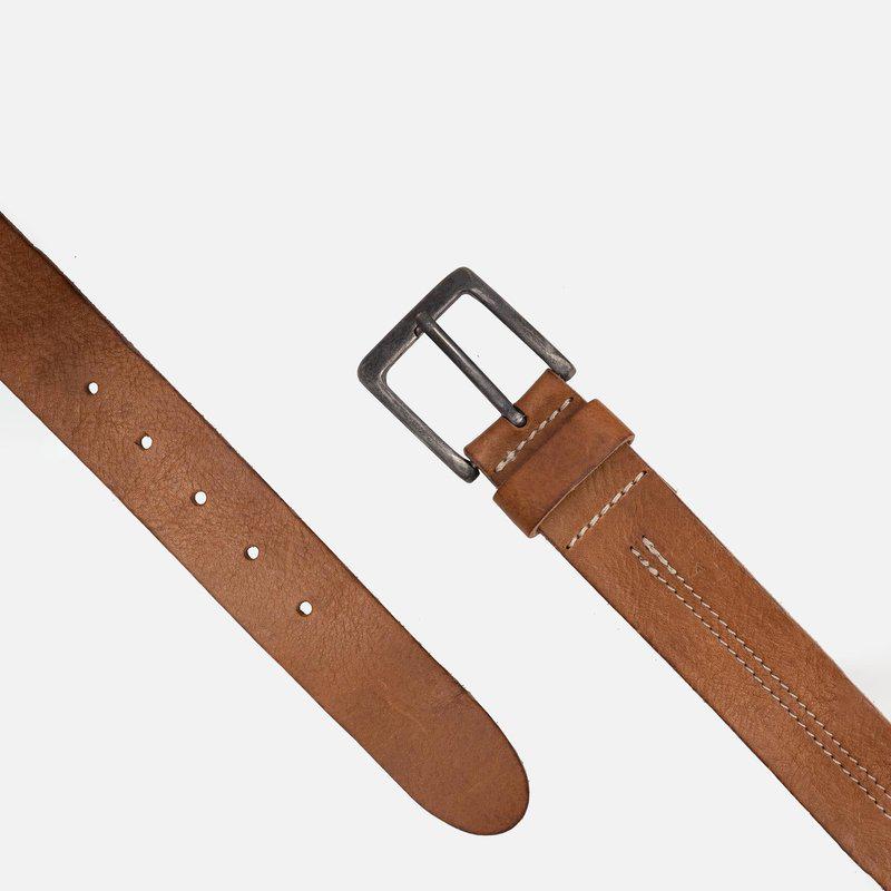 Amsterdam Heritage Aren | Center Stitched Leather Belt