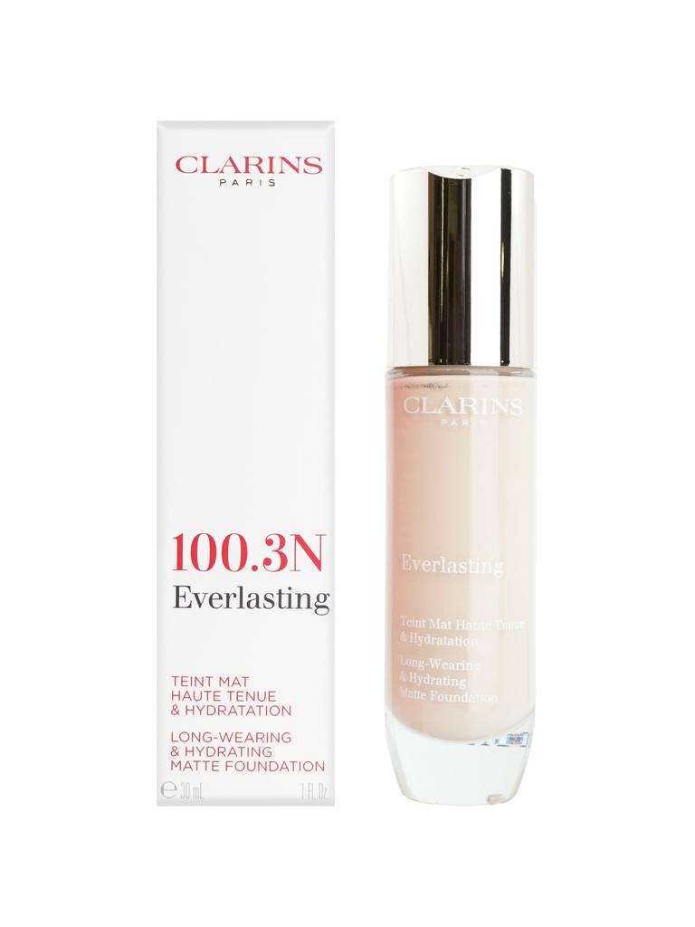 Clarins Clarins Everlasting Matte Foundation 100.3N Shell All Skin Types 1 OZ