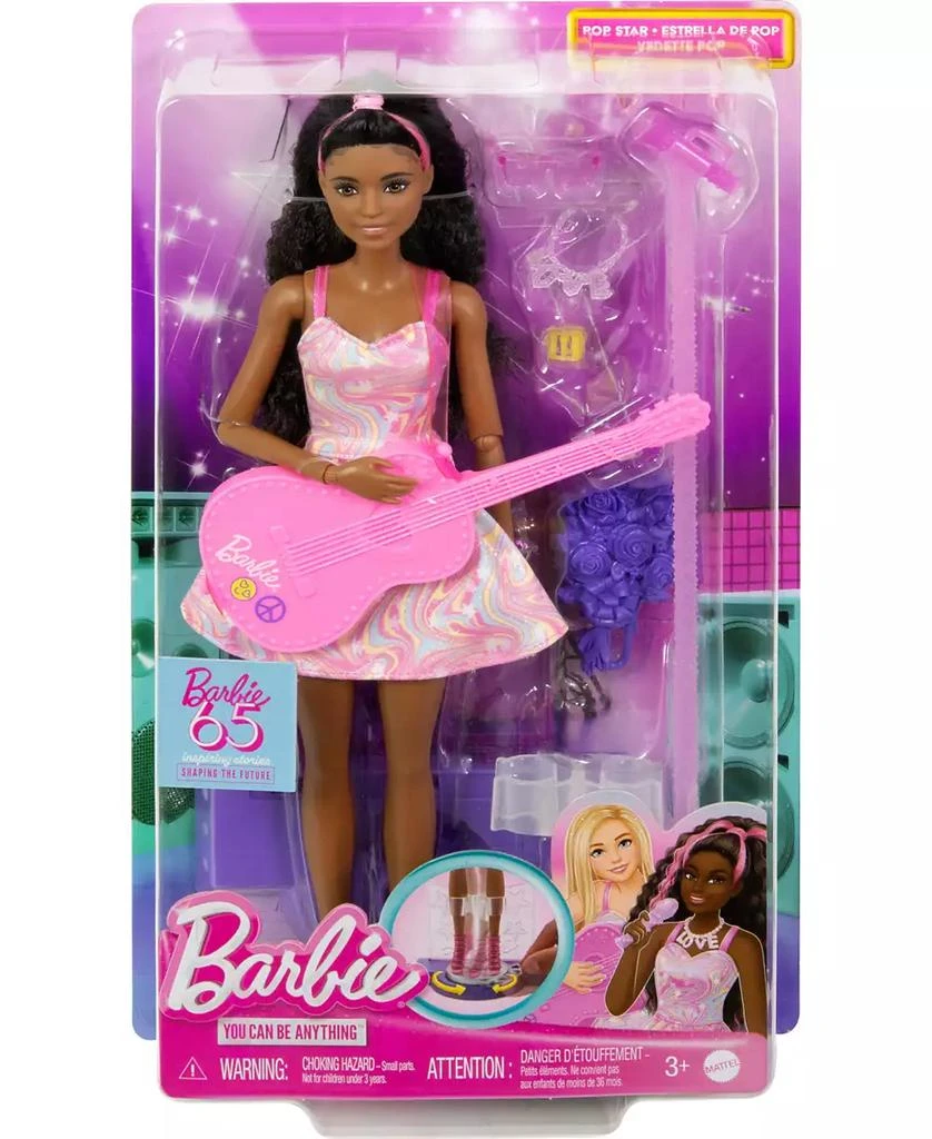 Barbie 65th Anniversary Careers Pop Star Doll and 10 Accessories Including Stage with Movement Feature 4