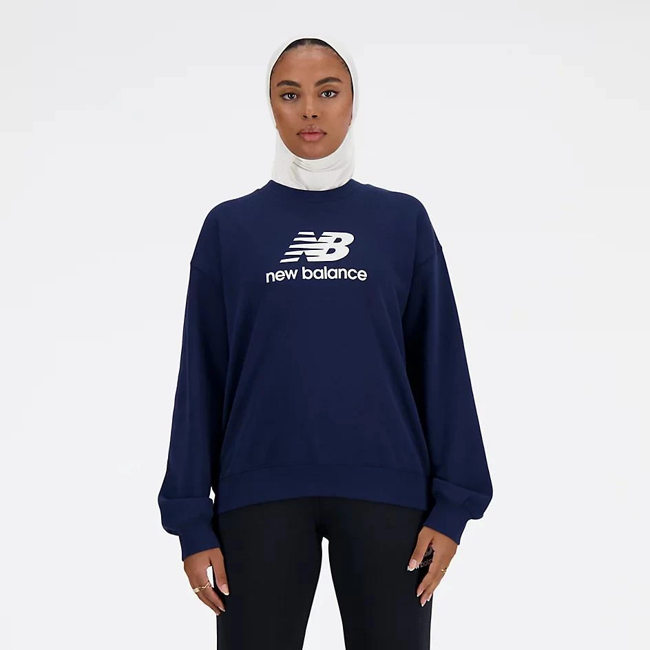 New Balance Sport Essentials French Terry Logo Crew 1