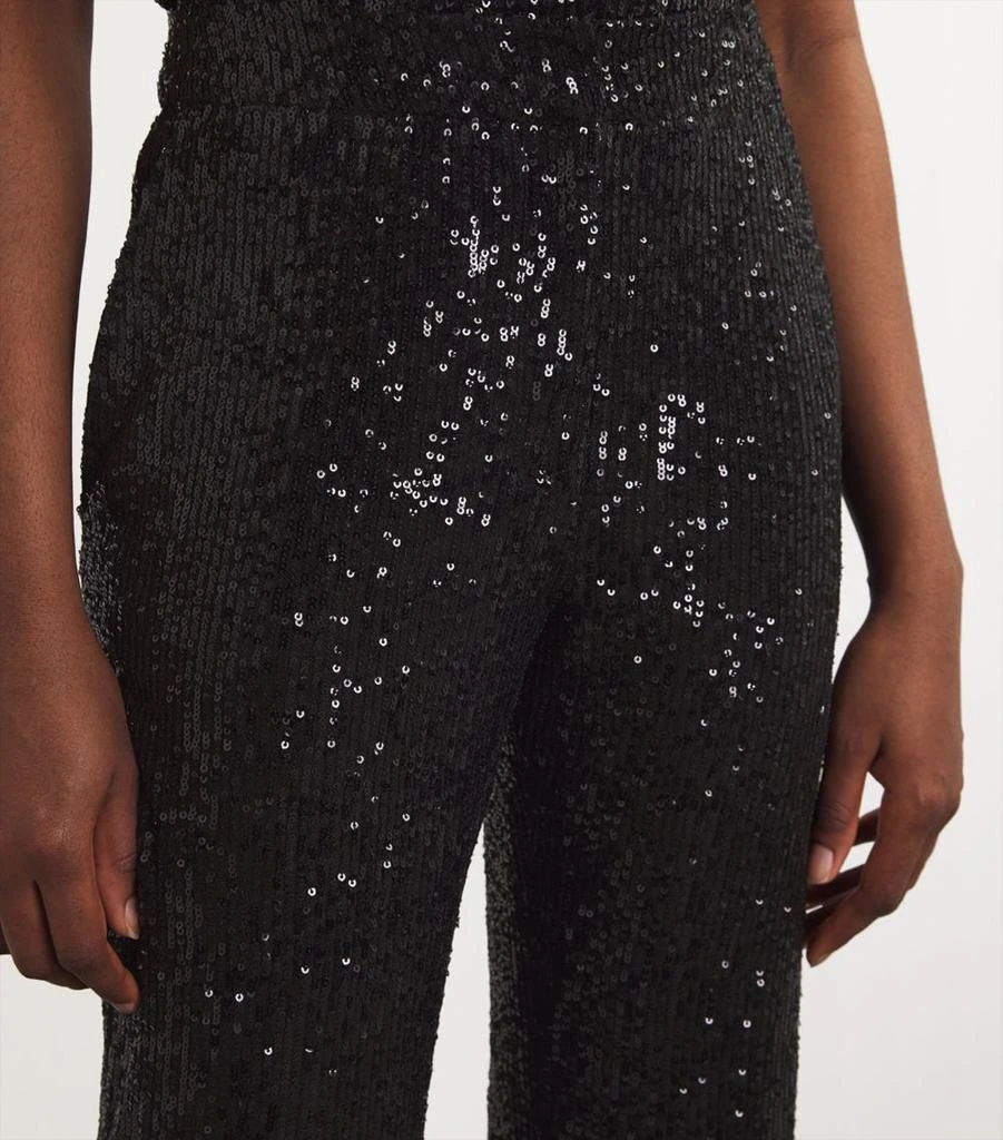 Claudie Pierlot Sequin-Embellished Straight Trousers 6