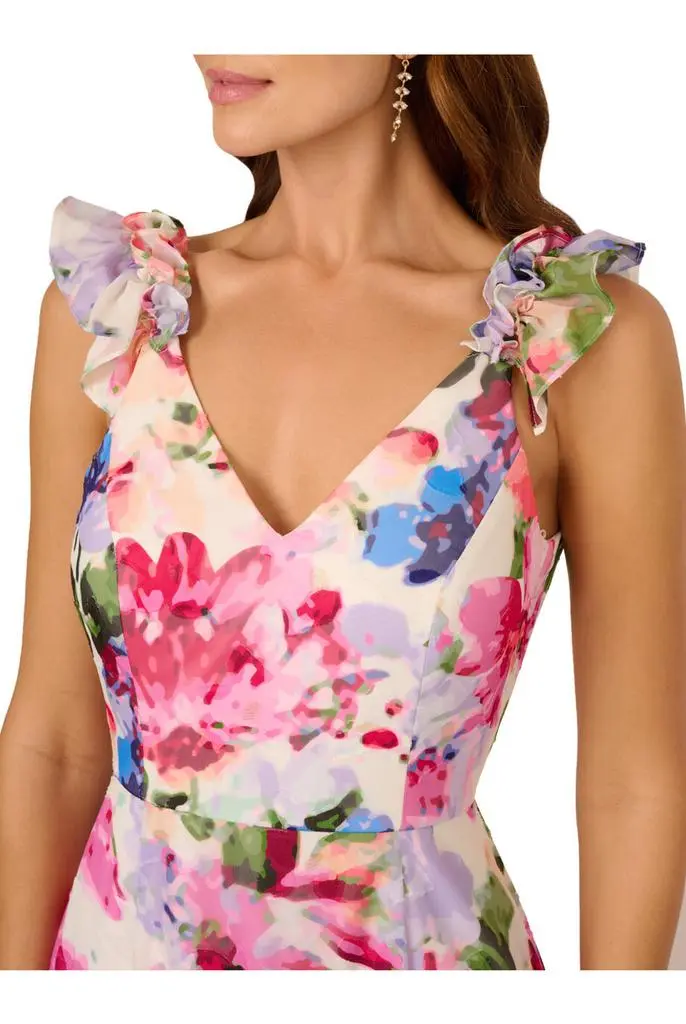 Adrianna Papell Sweetheart midi dress 3