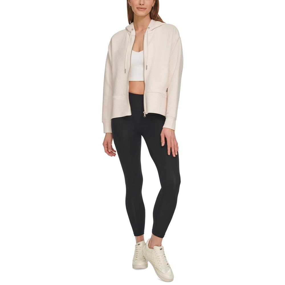 DKNY Women's Tech Ottoman Full-Zip Hoodie 9